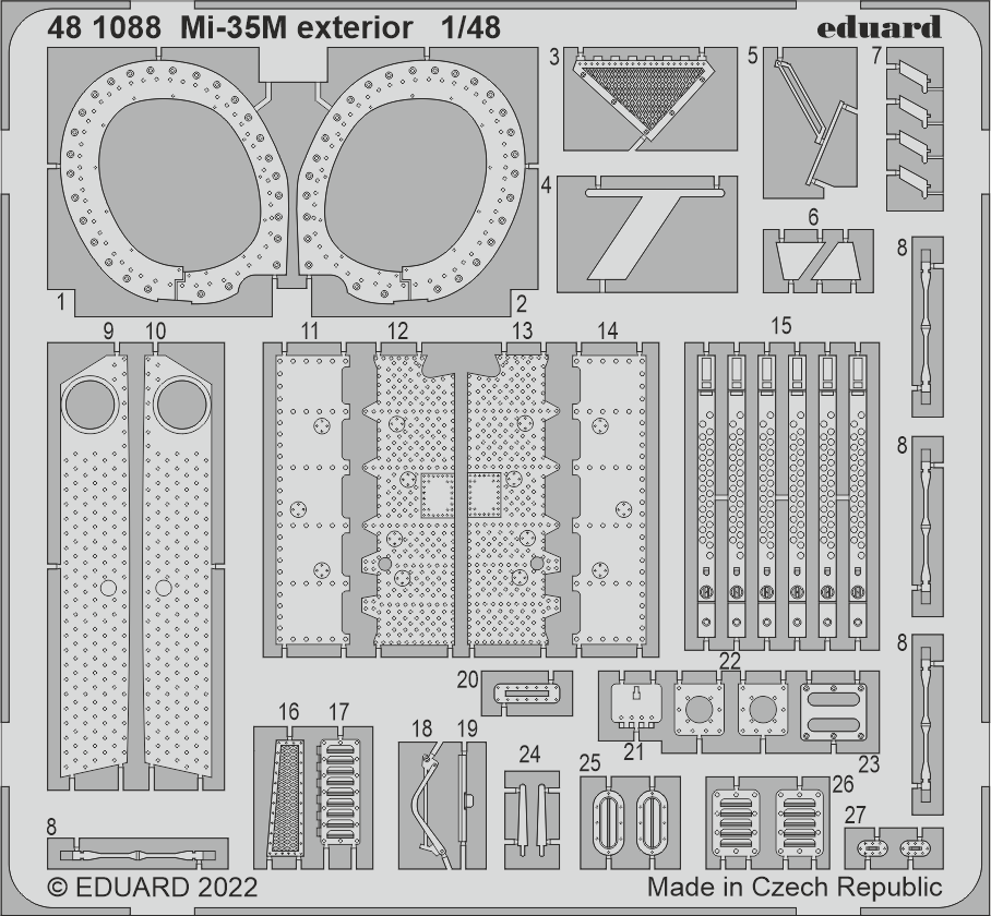 MiL Mi-35M exterior (designed to be used with Zvezda kits) USUALLY £16.30. TEMPORARILY SAVE 1/3RD!!!