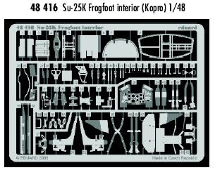 Sukhoi Su-25K Frogfoot interior (designed to be used with Eduard kits, Kovozavody Prostejov, KP/Kopro, OEZ and SMER kits)