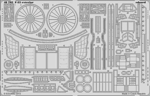 Lockheed-Martin F-35B Lightning II(designed to be used with Kitty Hawk Models Models and Zimi Model kits) (Eduard sold out April 2024 part 1)