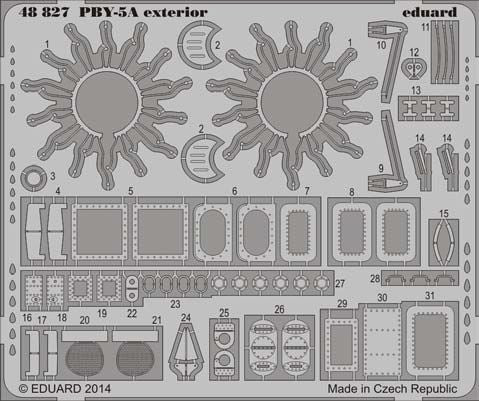 Consolidated PBY-5A Catalina exterior (designed to be used with Monogram and Revell kits)