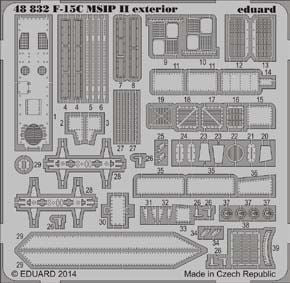 McDonnell F-15C Eagle MSIP II exterior (designed to be used with Great Wall Hobby kits)