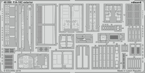 RE-RELEASED!!! Lockheed-Martin F/A-18C Hornet exterior 1/48 (designed to be used with Kinetic Model kits)