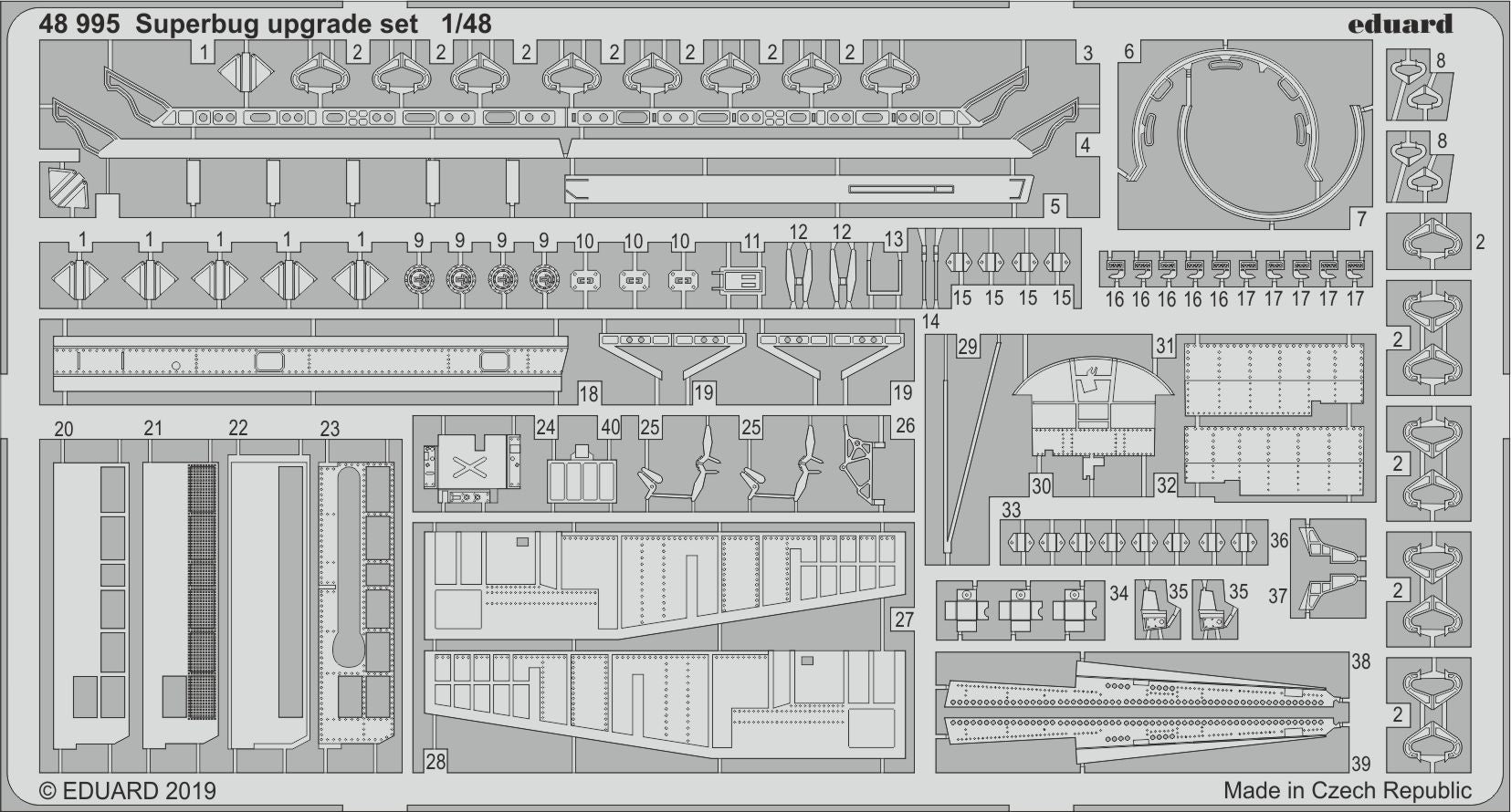 Boeing F/A-18E Super Hornet 'Superbug' upgrade set (designed to be used with Eduard kits)(Eduard sold out February 2023)