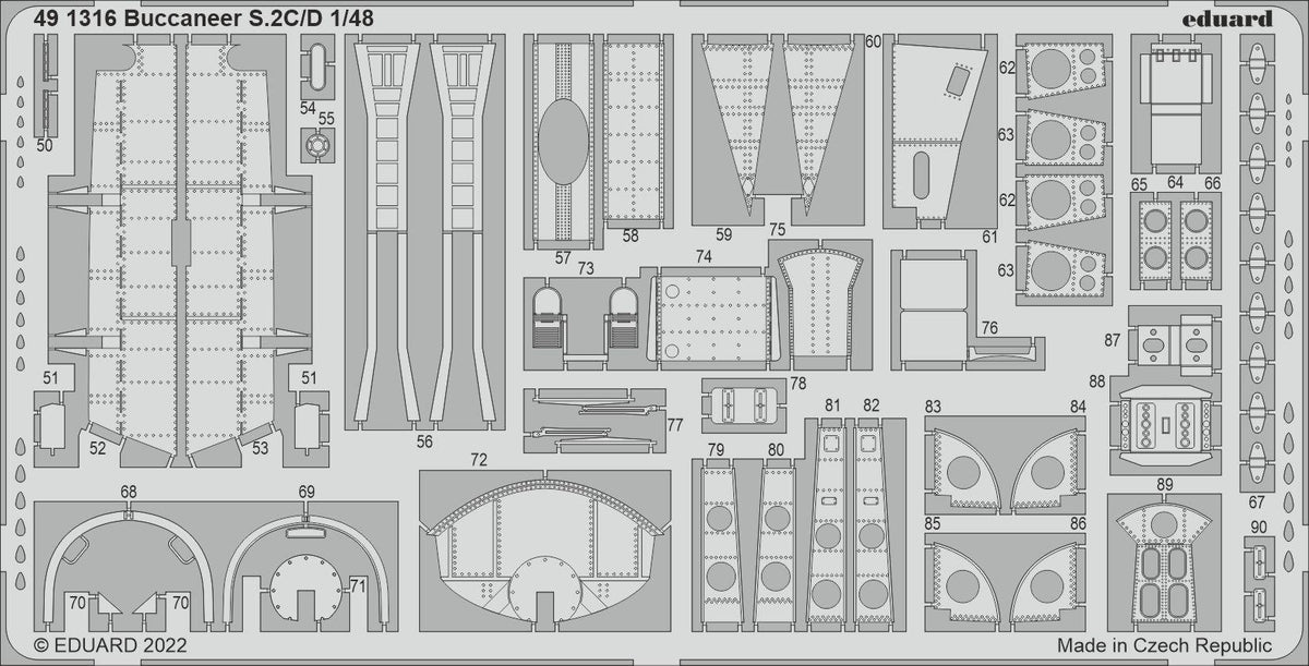 Blackburn Buccaneer S.2C/D (designed to be used with Airfix kits)