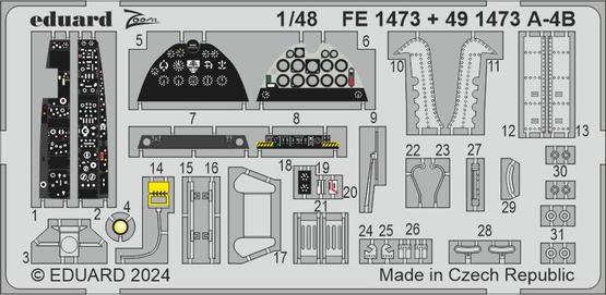 Douglas A-4B Skyhawk 1/48 (designed to be used with Hasegawa and Hobby 2000 kits)