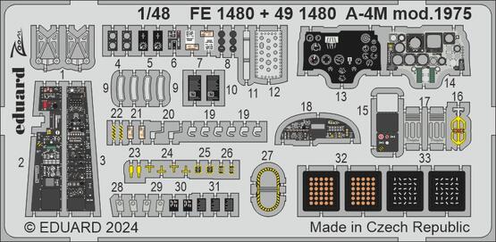 Douglas A-4M Skyhawk mod. 1975 1/48 (designed to be used with Magic Factory kits)