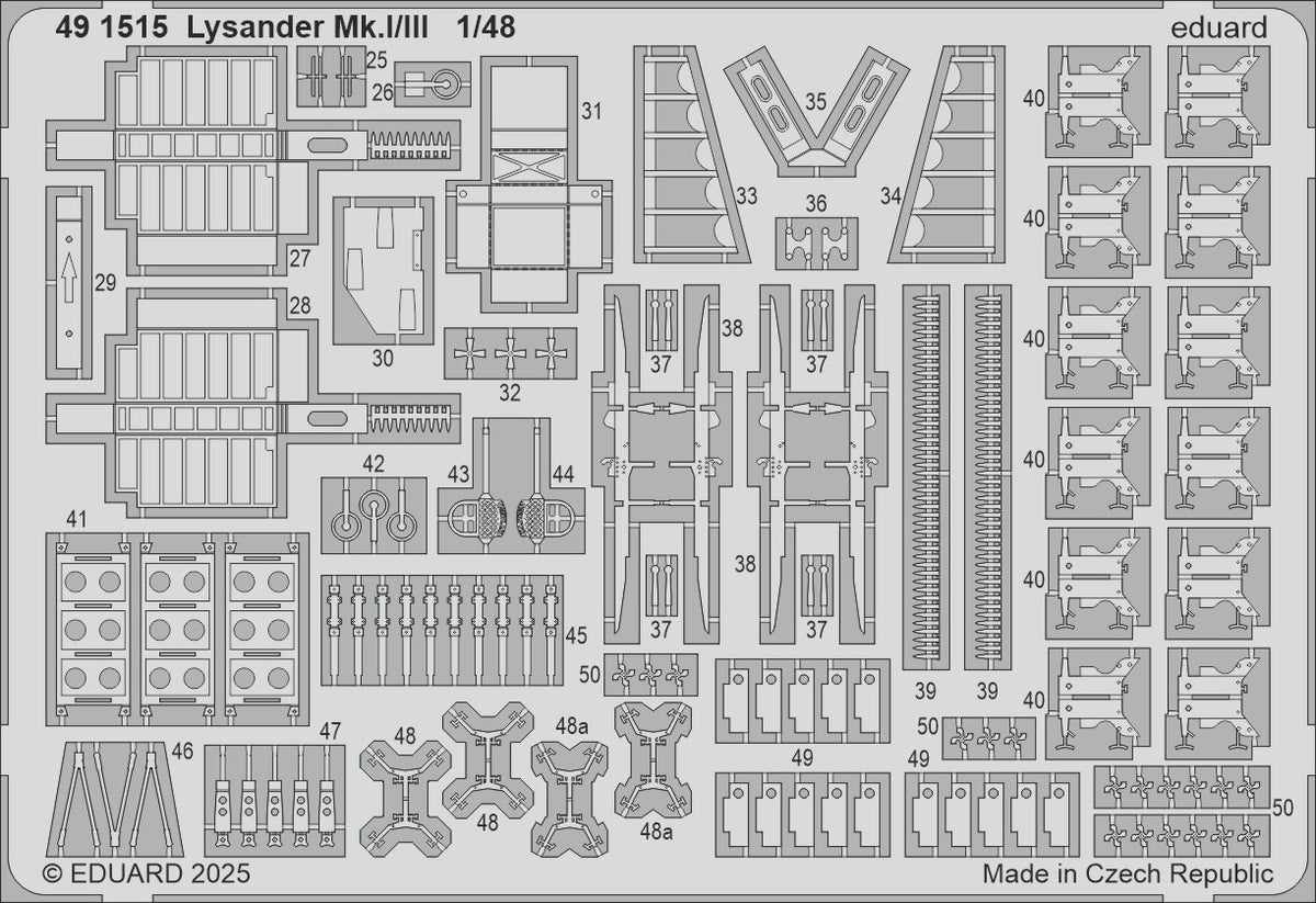 Westland Lysander Mk.I/Mk.III 1/48 (designed to be used with Airfix kits)