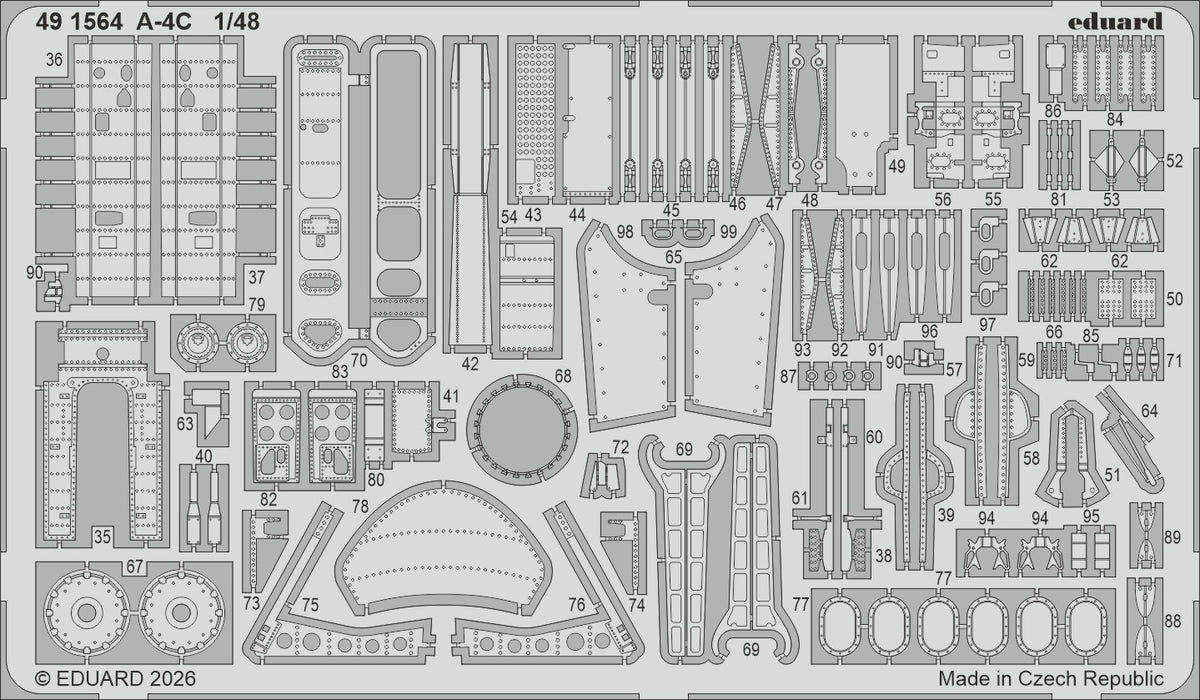 Douglas A-4C Skyhawk 1/48 (designed to be used with Hobby Boss kits)
