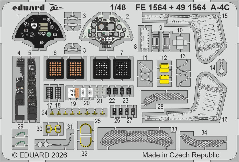Douglas A-4C Skyhawk 1/48 (designed to be used with Hobby Boss kits)