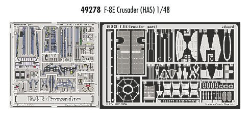 Vought F-8E Crusader PRE-PAINTED IN COLOUR! (designed to be used with Eduard kits, Hasegawa and Hobby 2000 kits)