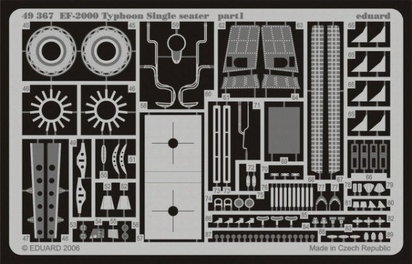 Eurofighter EF-2000A Typhoon single seat PRE-PAINTED IN COLOUR! (designed to be used with Revell kits)