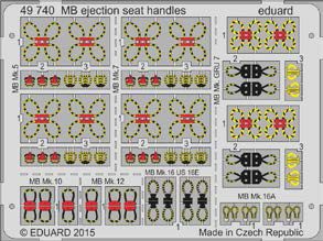Martin-Baker ejection seat handles