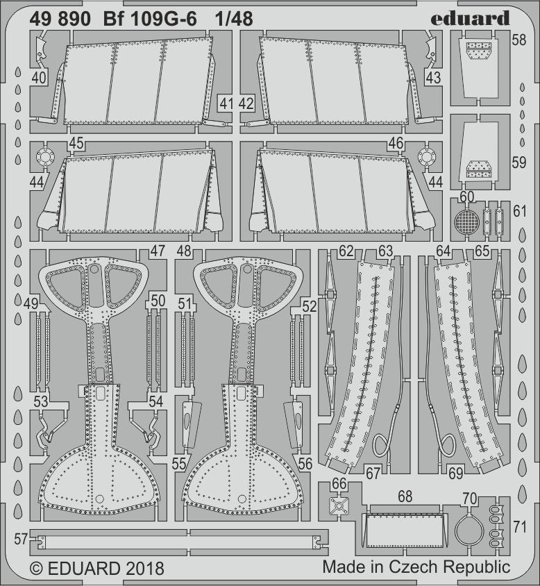 Messerschmitt Bf-109G-6 (designed to be with Tamiya kits)