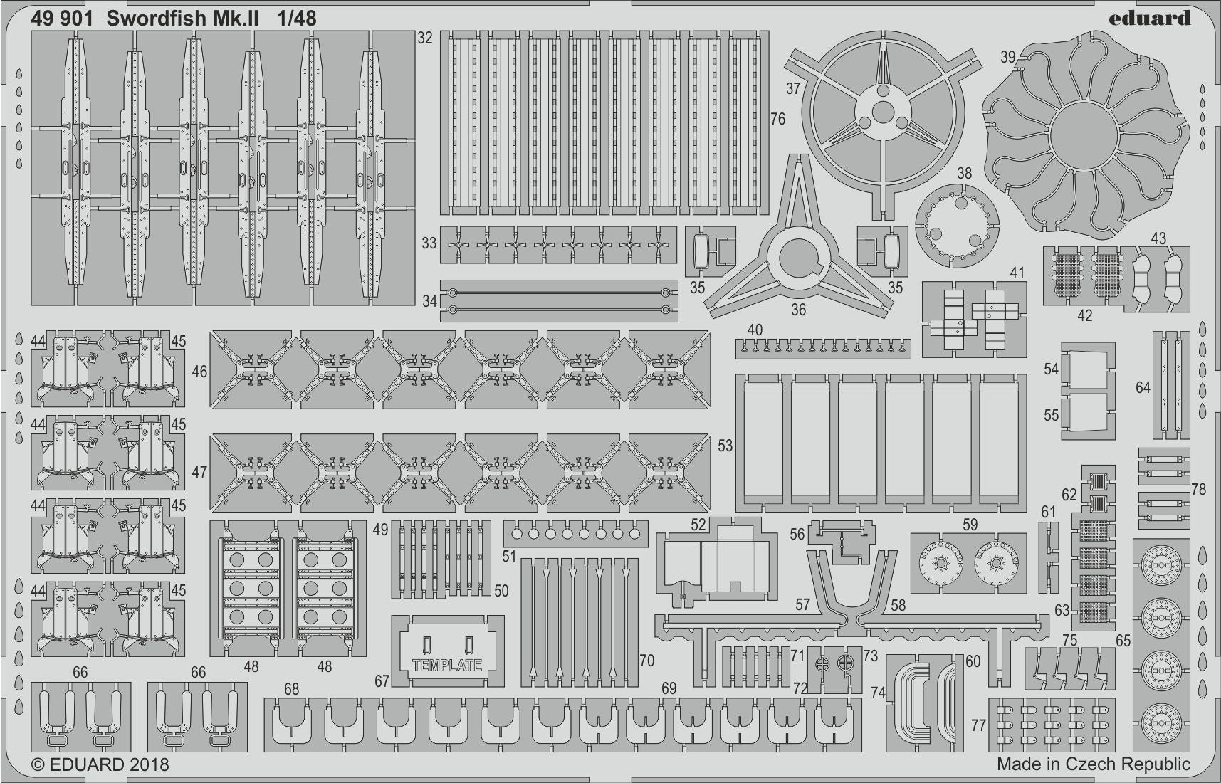 Fairey Swordfish Mk.II (designed to be used with Tamiya kits)