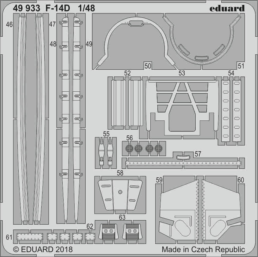 Grumman F-14D Tomcat (designed to be used with Tamiya kits)