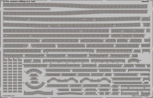 IJN Yamato railings new tool (designed to be used with Tamiya TA78025 kits)