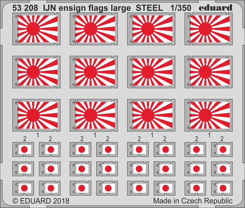 IJN ensign flags large STEEL