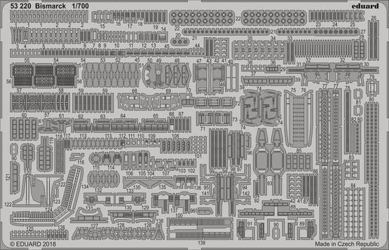 Battleship Bismarck (designed to be used with Meng Model kits)