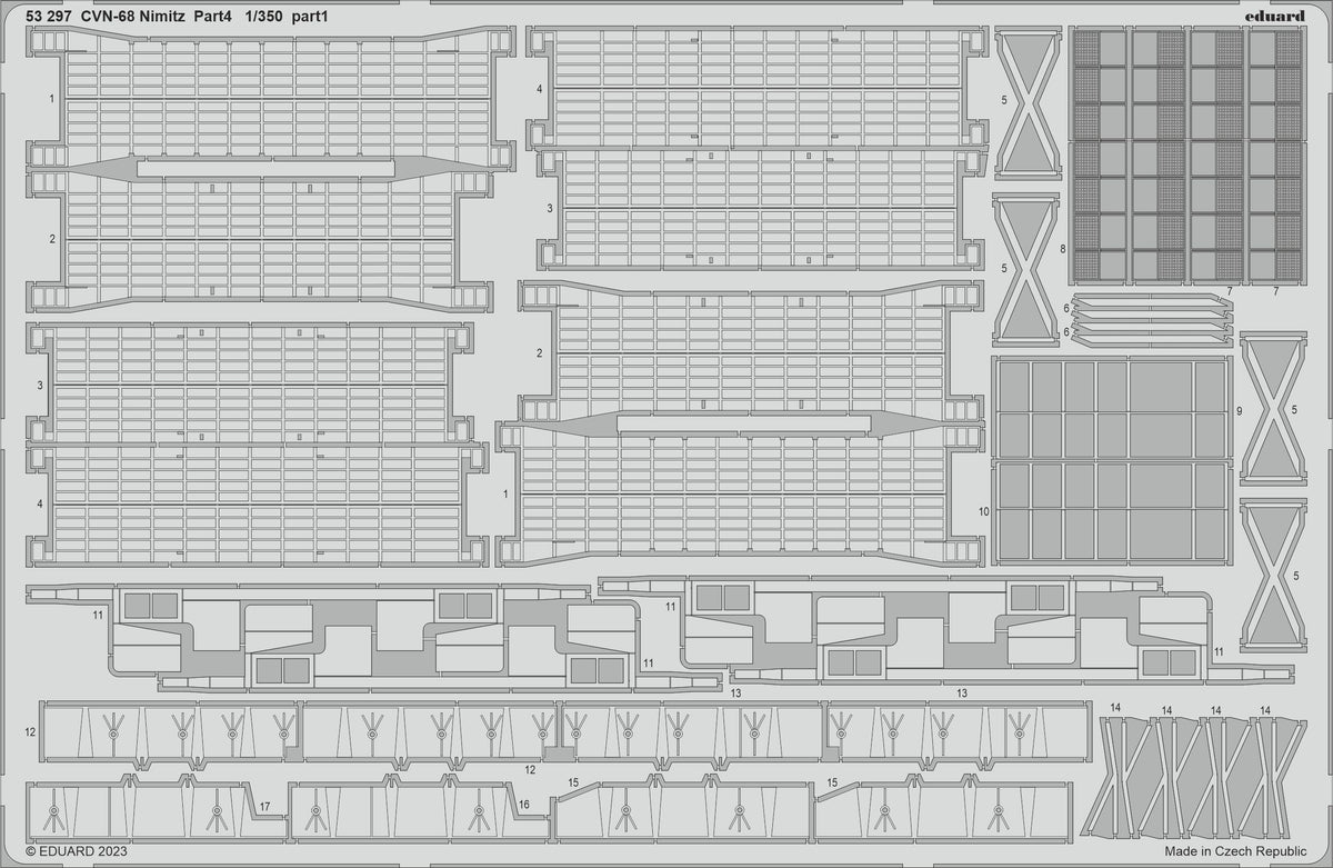 USS Nimitz CVN-68 part 3 (designed to be used with Trumpeter kits)