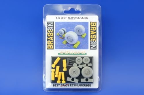 McDonnell F-4C/F-4D/F-4E/F-4F/F-4G wheels with weighted tyre effect (designed to be used with Tamiya kits)