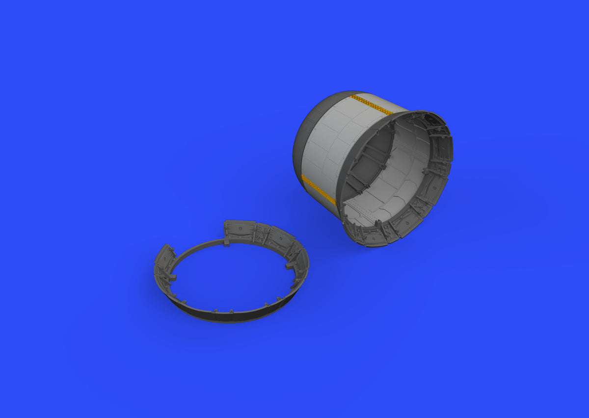 Vought F4U-1 Corsair cowling with alternate cooling flaps (designed to be used with Tamiya kits)
