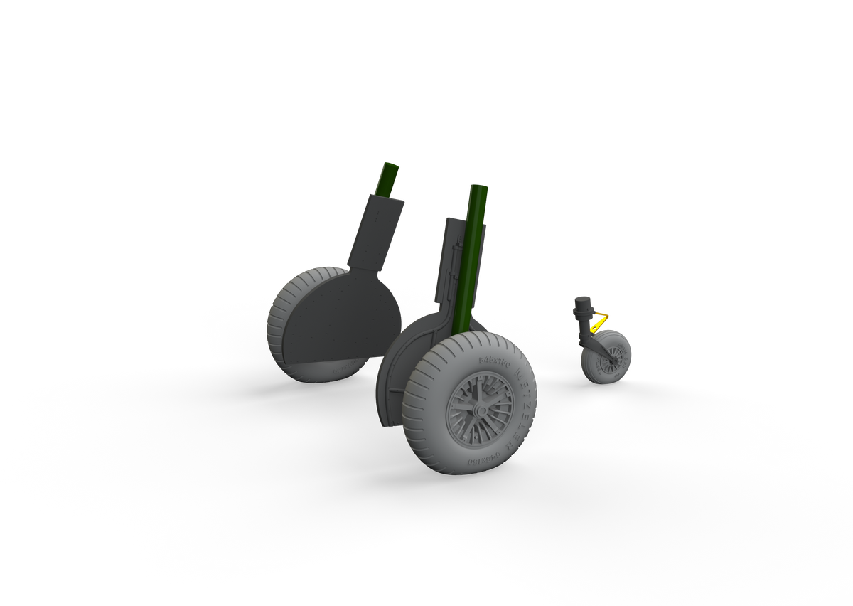 Messerschmitt Bf-108 Taifun wheels spoked (designed to be used with Eduard kits) RE-RELEASED!!!