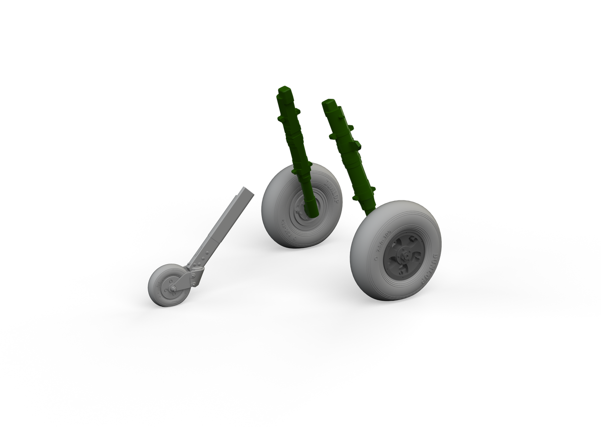 Supermarine Spitfire Mk.Ia wheels (designed to be used with Kotare kits)