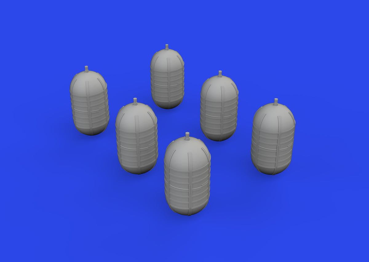 WWII USAAF oxygen tank G-1 (3D-Printed) 1/32