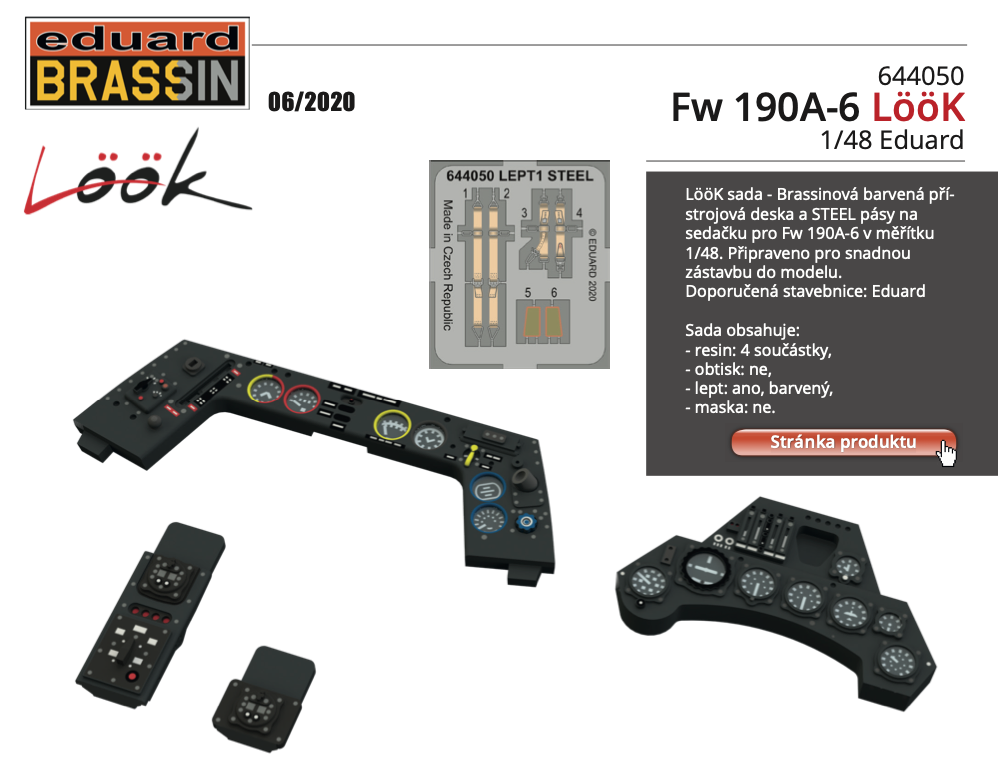 Focke-Wulf Fw-190A-6 LooK (designed to be used with Eduard kits)