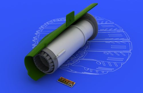 Mikoyan MiG-21BIS exhaust nozzle (designed to be used with Eduard kits)