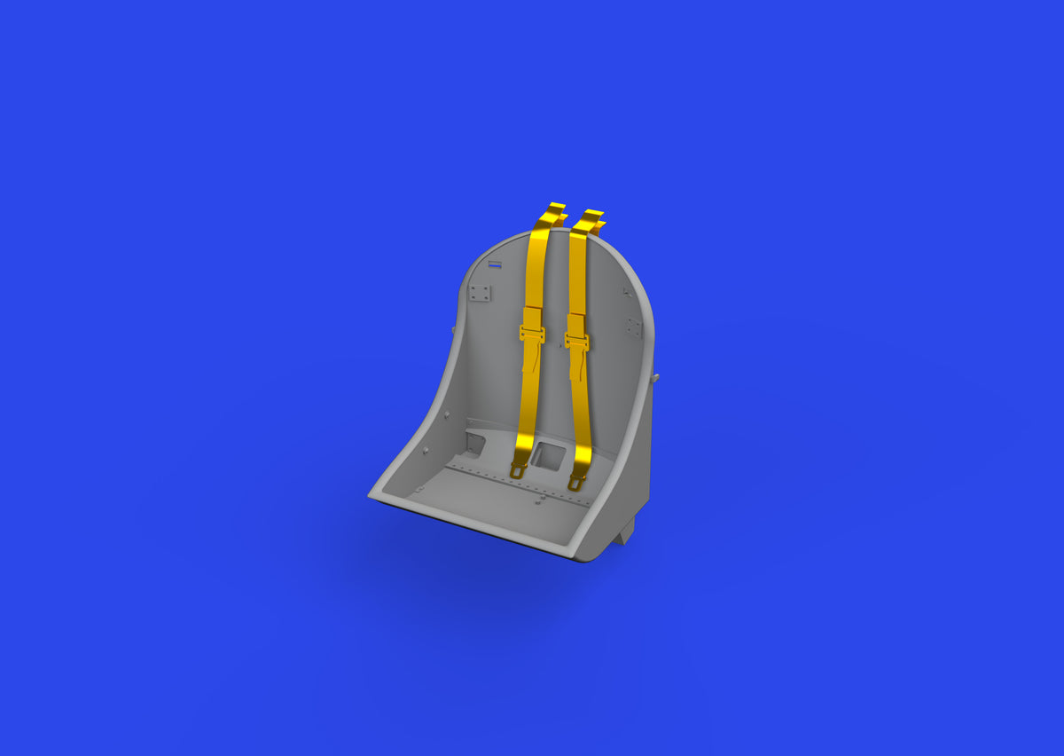 General-Motors FM-1 Wildcat/Martlet Mk.V. seat (3D-Printed) 1/48 (designed to be used with Tamiya kits)