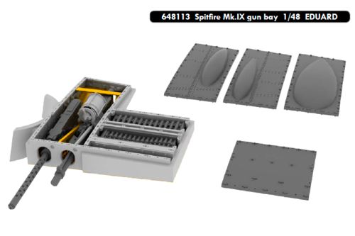 Supermarine Spitfire Mk.IX gun bay (designed to be used with Eduard kits)