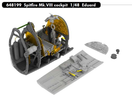 Supermarine Spitfire Mk.VIII cockpit (designed to be used with Eduard kits)