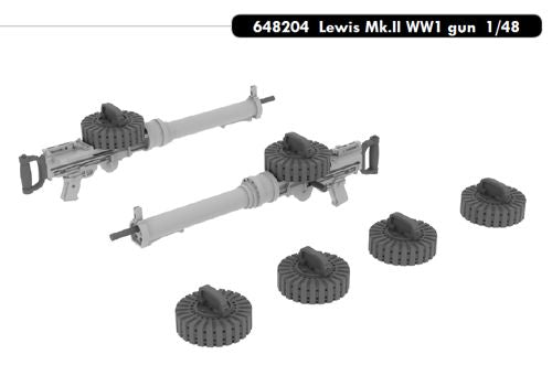 Lewis Mk.II WWI gun