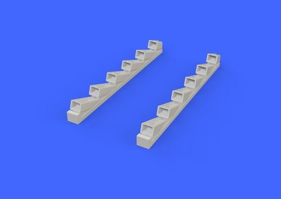 Macchi C.202 exhaust stacks (designed to be used with Eduard kits and Hasegawa kits)