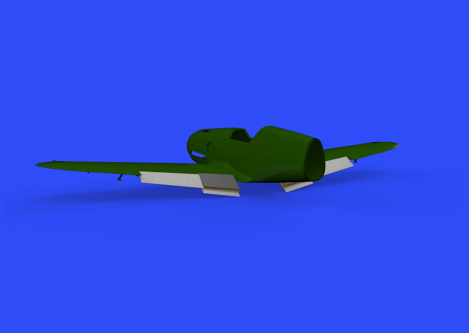 Messerschmitt Bf-109F landing flaps (designed to be used with Eduard kits)