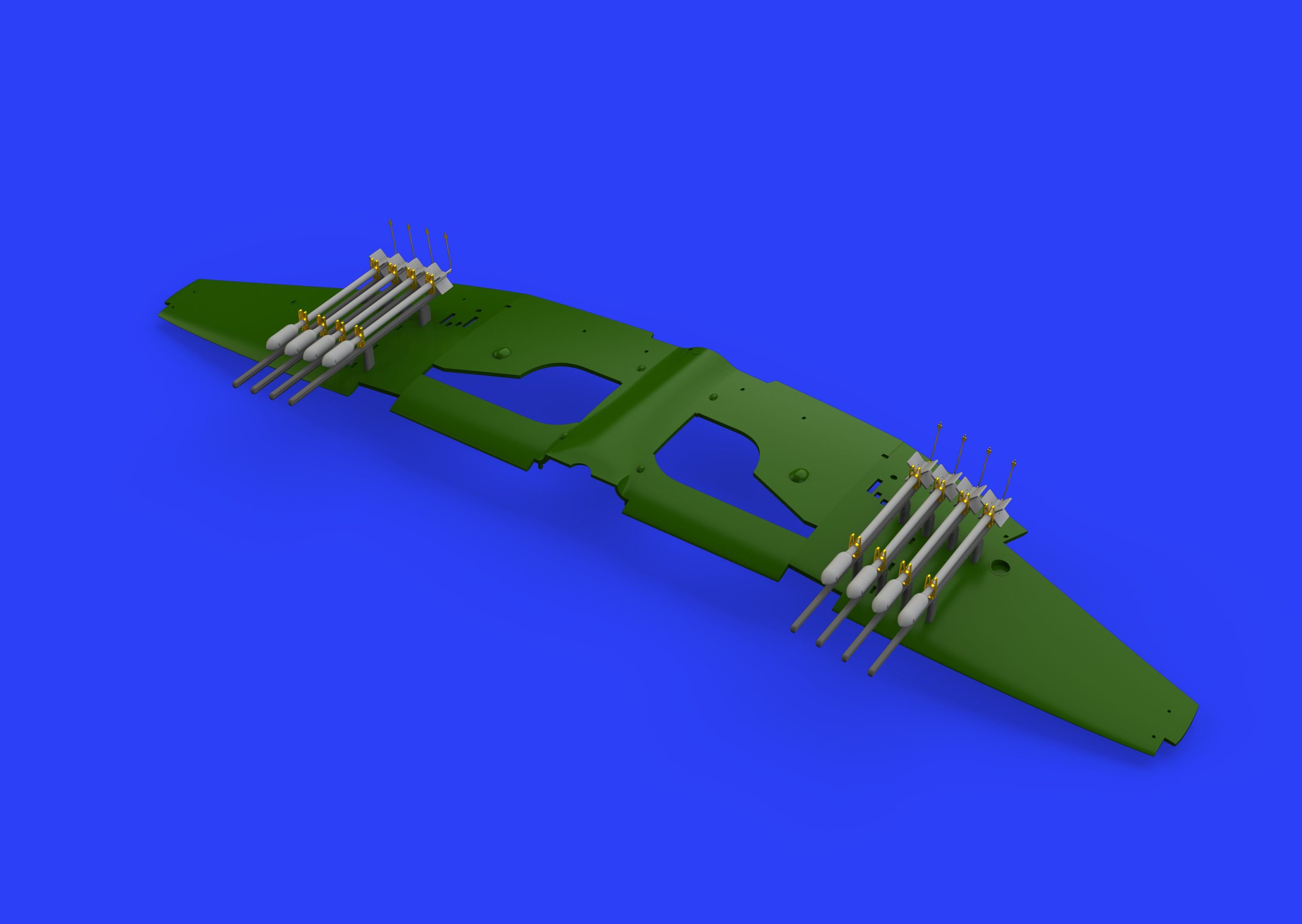 RP-3 60lb rockets for Hawker Tempest Mk.V (designed to be used with Eduard kits)