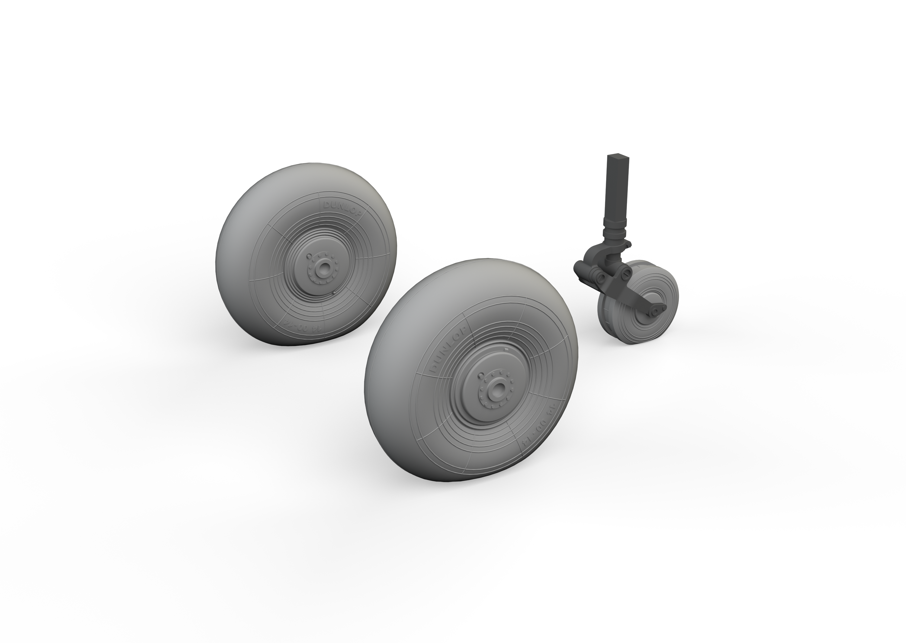 Bristol Beaufighter Mk.X wheels (designed to be used with Tamiya kits)