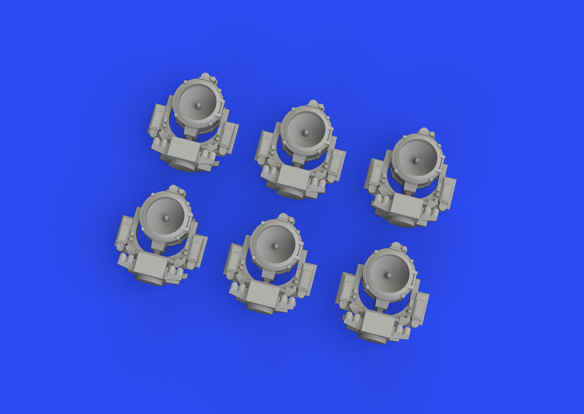 USN searchlights 36 inch (3D-Printed) 1/350
