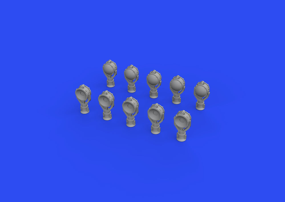 USN searchlights 24 inch (3D-Printed) 1/350