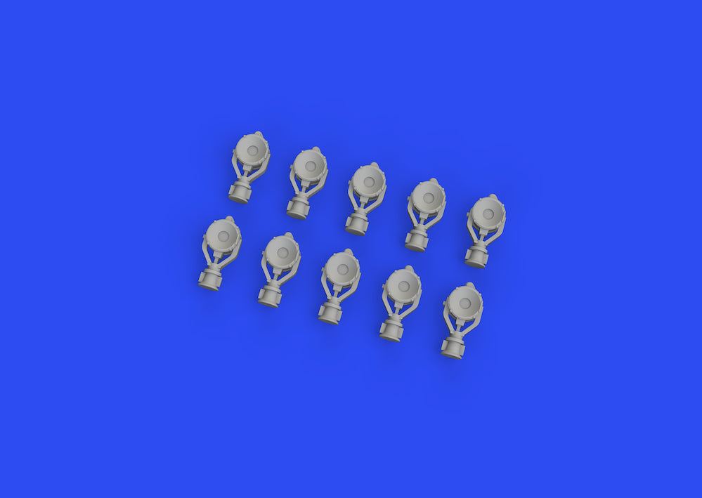 USN searchlights 24 inch (3D-Printed) 1/350
