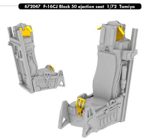 Lockheed-Martin F-16CJ Block 50 Fighting Falcon ejection seat (designed to be used with Tamiya kits)
