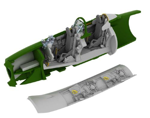 Mikoyan MiG-15UTI cockpit (designed to be used with Eduard kits)