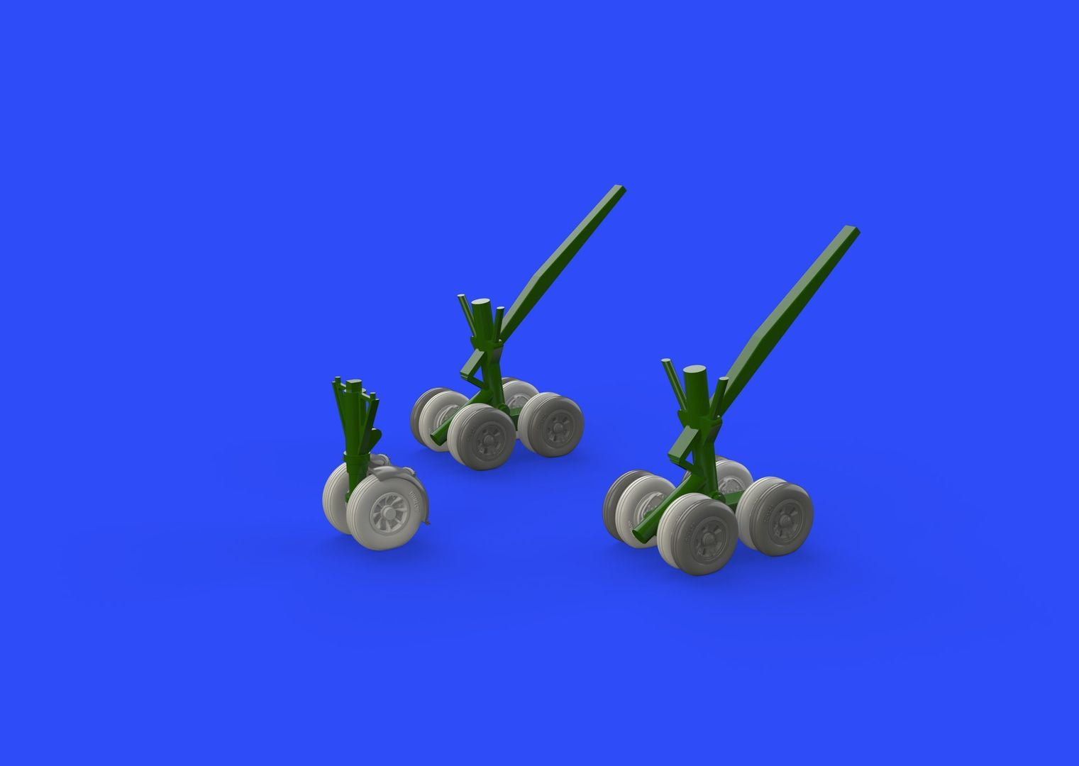Handley-Page Victor B.2/K.2 wheels with weighted tyre effect (designed to be used with Airfix kits)
