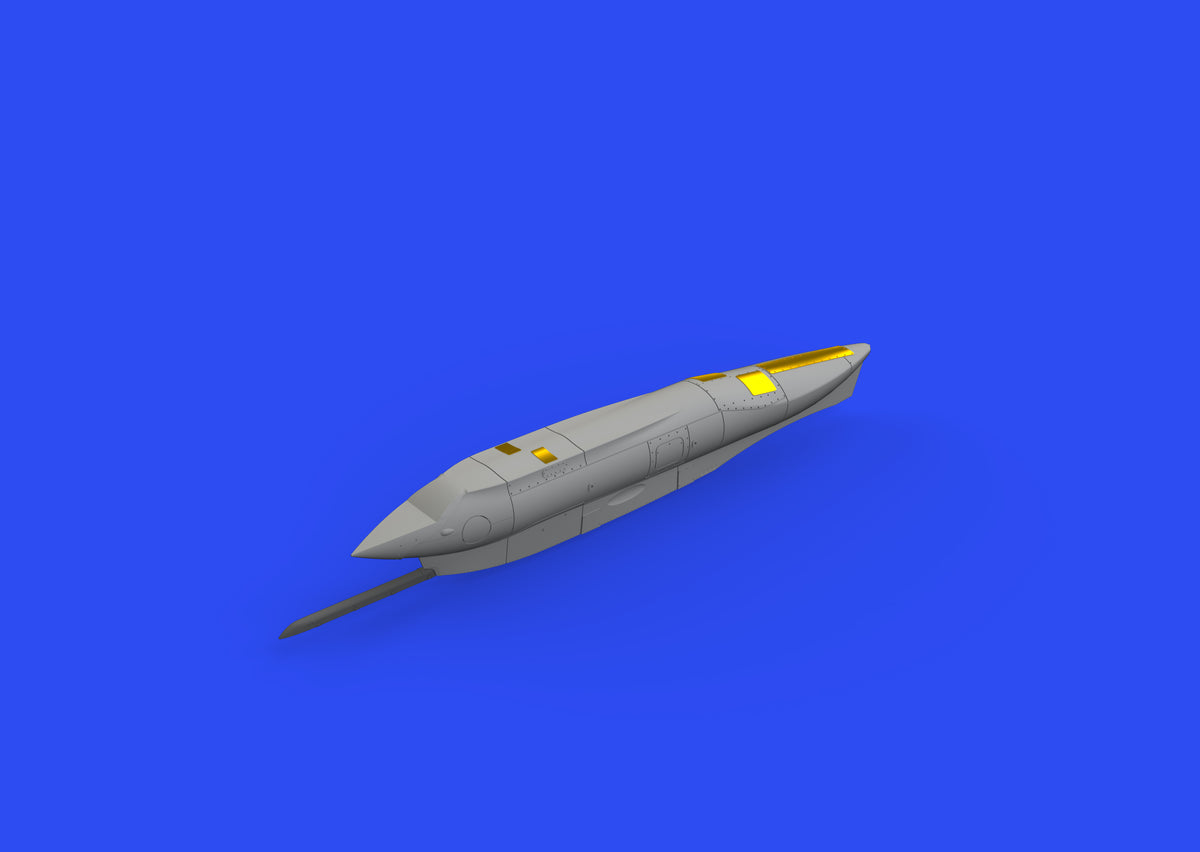 R-V pod for Mikoyan MiG-21 (designed to be used with Eduard kits)