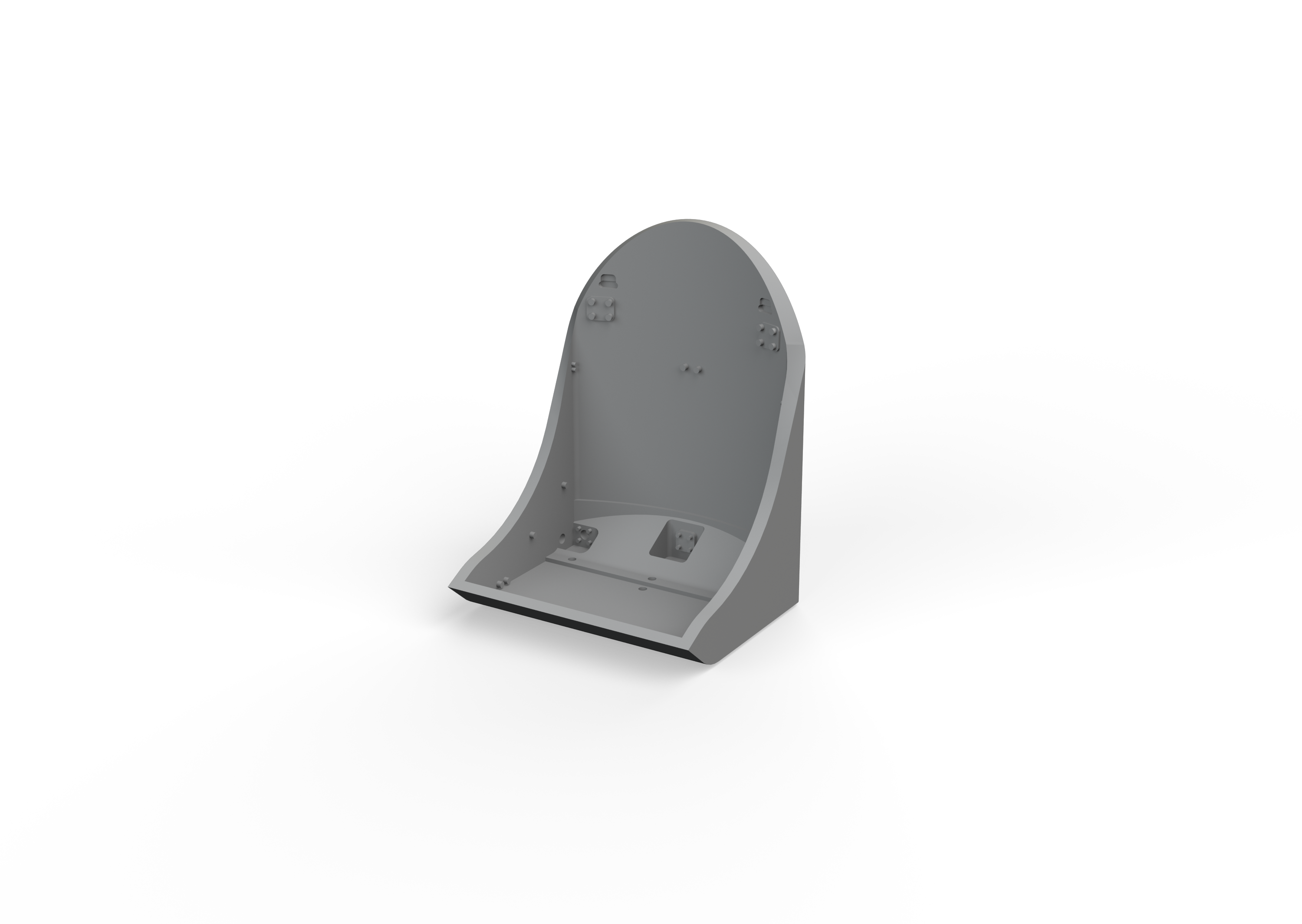 Grumman F4F-4 Wildcat seat (3D-Printed) (designed to be used with Arma Hobby kits)