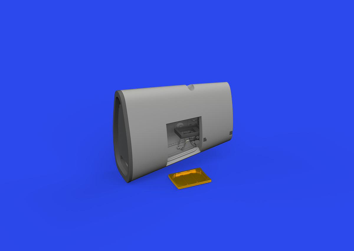 Messerschmitt Bf-109G radio compartment (3D-Printed) (designed to be used with Eduard kits)