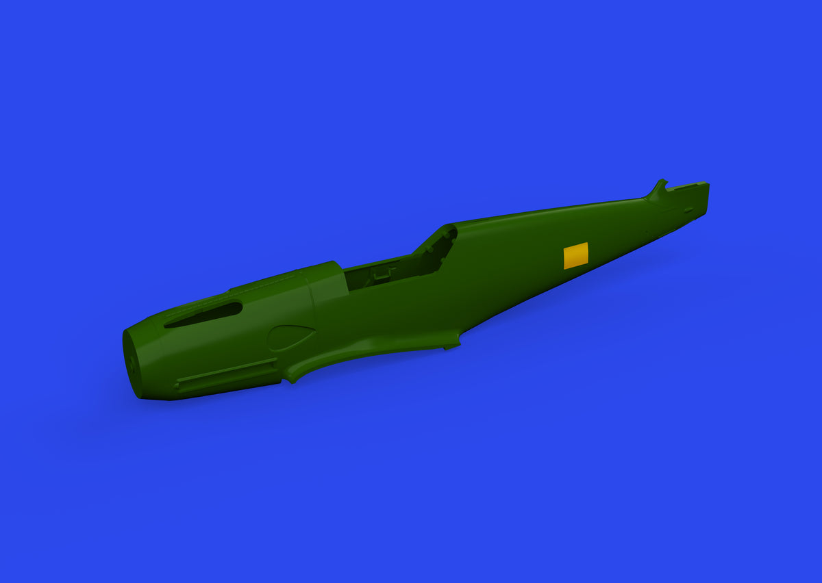 Messerschmitt Bf-109G radio compartment (3D-Printed) (designed to be used with Eduard kits)