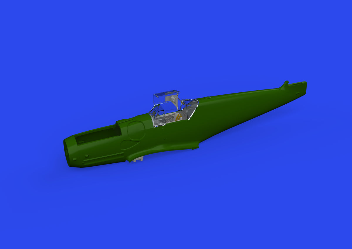 Messerschmitt Bf-109G-5/G-6 cockpit (3D-Printed) (designed to be used with Eduard kits)