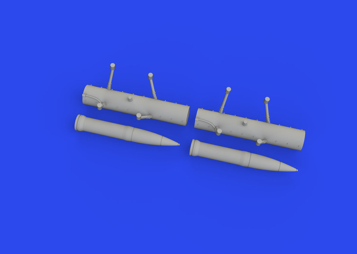 WGr.21 for Messerschmitt Bf-109G (3D-Printed) (designed to be used with Eduard kits)